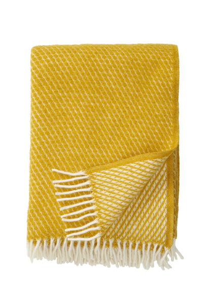 Wool blanket Velvet – saffron
