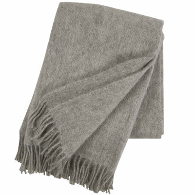 Wool blanket Gotland – natural grey