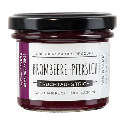 Brombeere Pfirsich Fruchtaufstrich