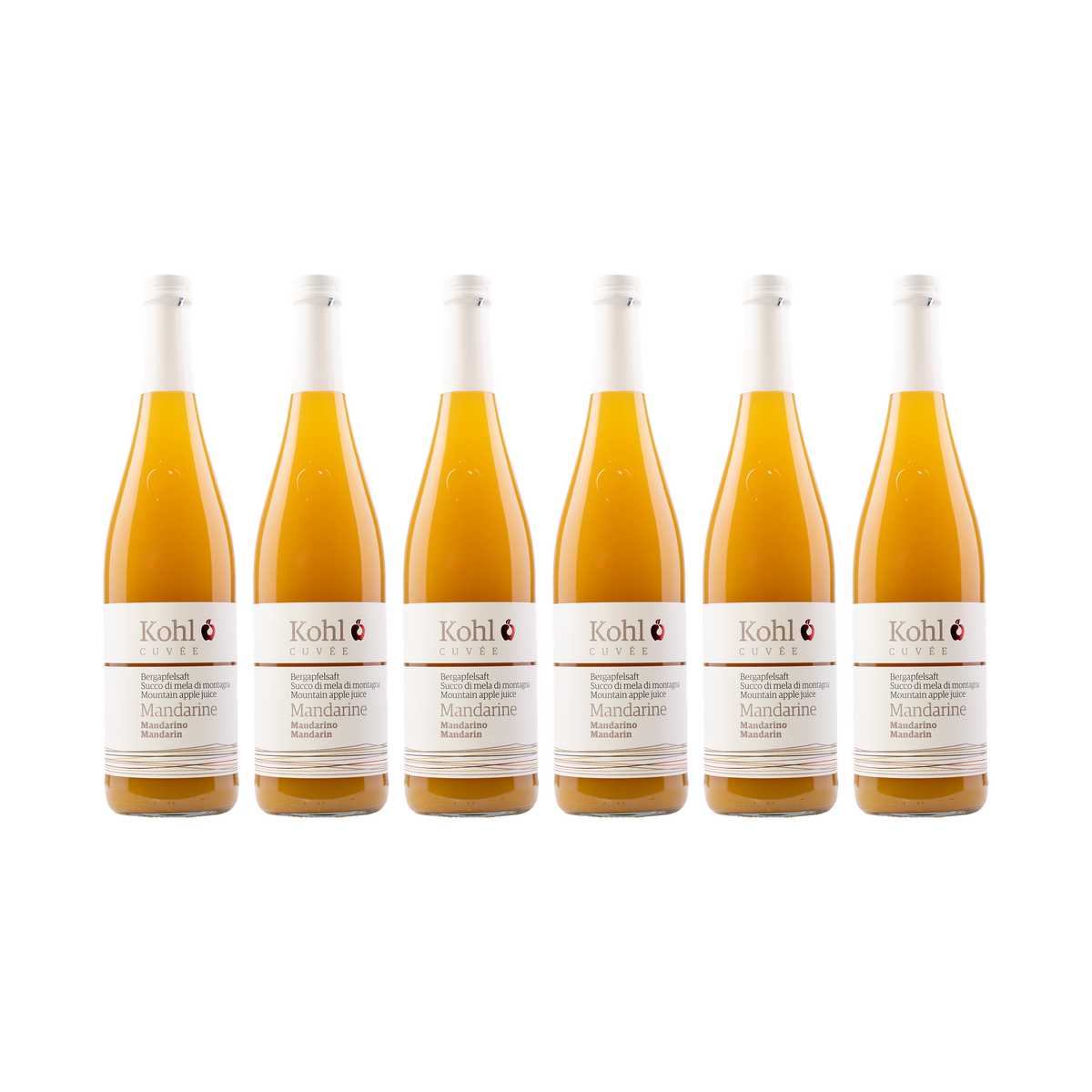 Apfelsaft mit Mandarine – 6× 750 ml