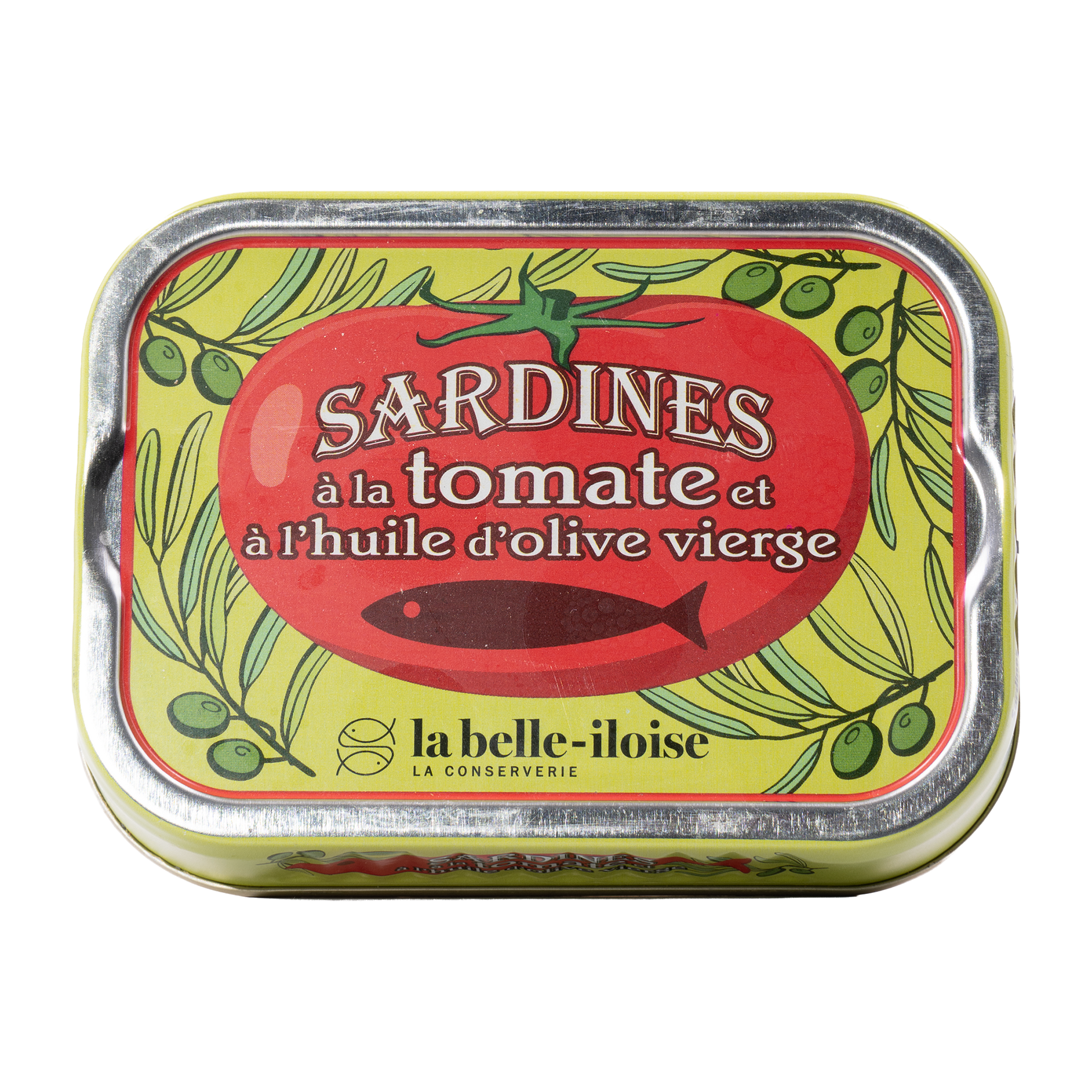 Sardinen mit Olivenöl und Tomate von la belle-iloise in der 115-g-Dose