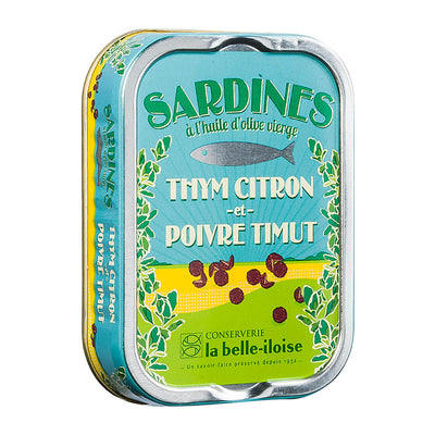 Sardinen Zitronenthymian Timut Pfeffer