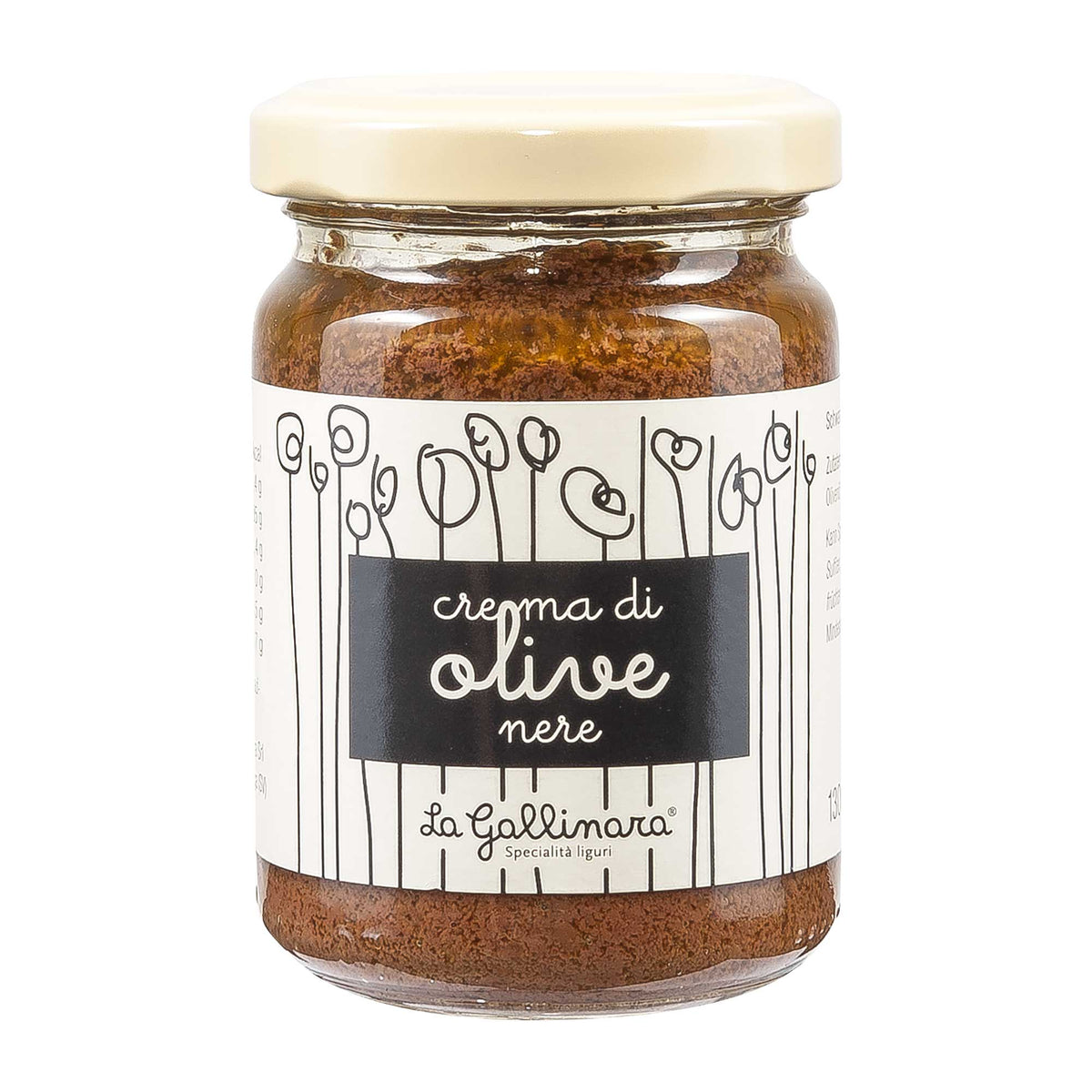 La Gallinara  schwarze Olivenpaste  130g