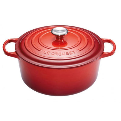 Signature Round Casserole - 24cm Cerise