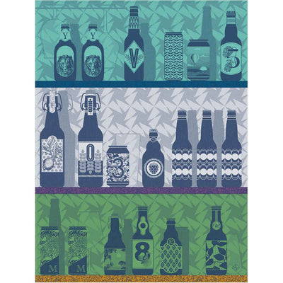 Geschirrtuch Bier – blau
