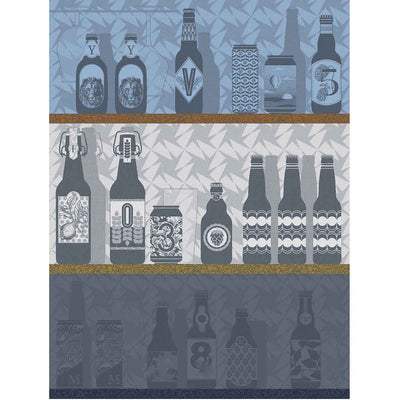 Geschirrtuch Bier – grau