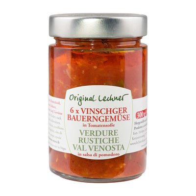 Vinschgau Farmer's Vegetables in Tomato Sauce – 300g