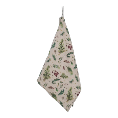 Leinen Geschirrtuch – Winter Berries