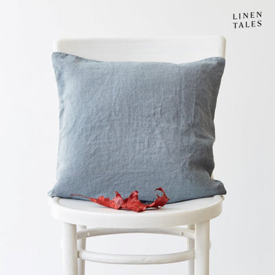 Leinen Kissenbezug 40x40 – Blue Fog