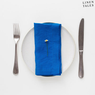 Leinen Servietten – French Blue – 2er Set