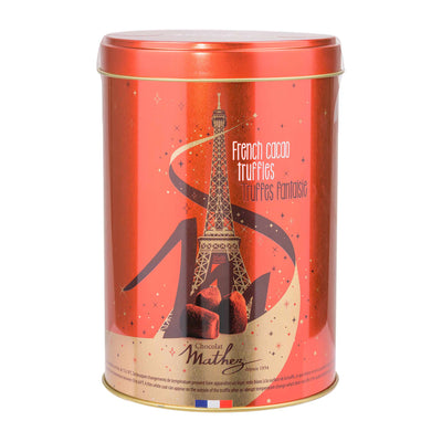 Fancy truffles in red star tin - 500g