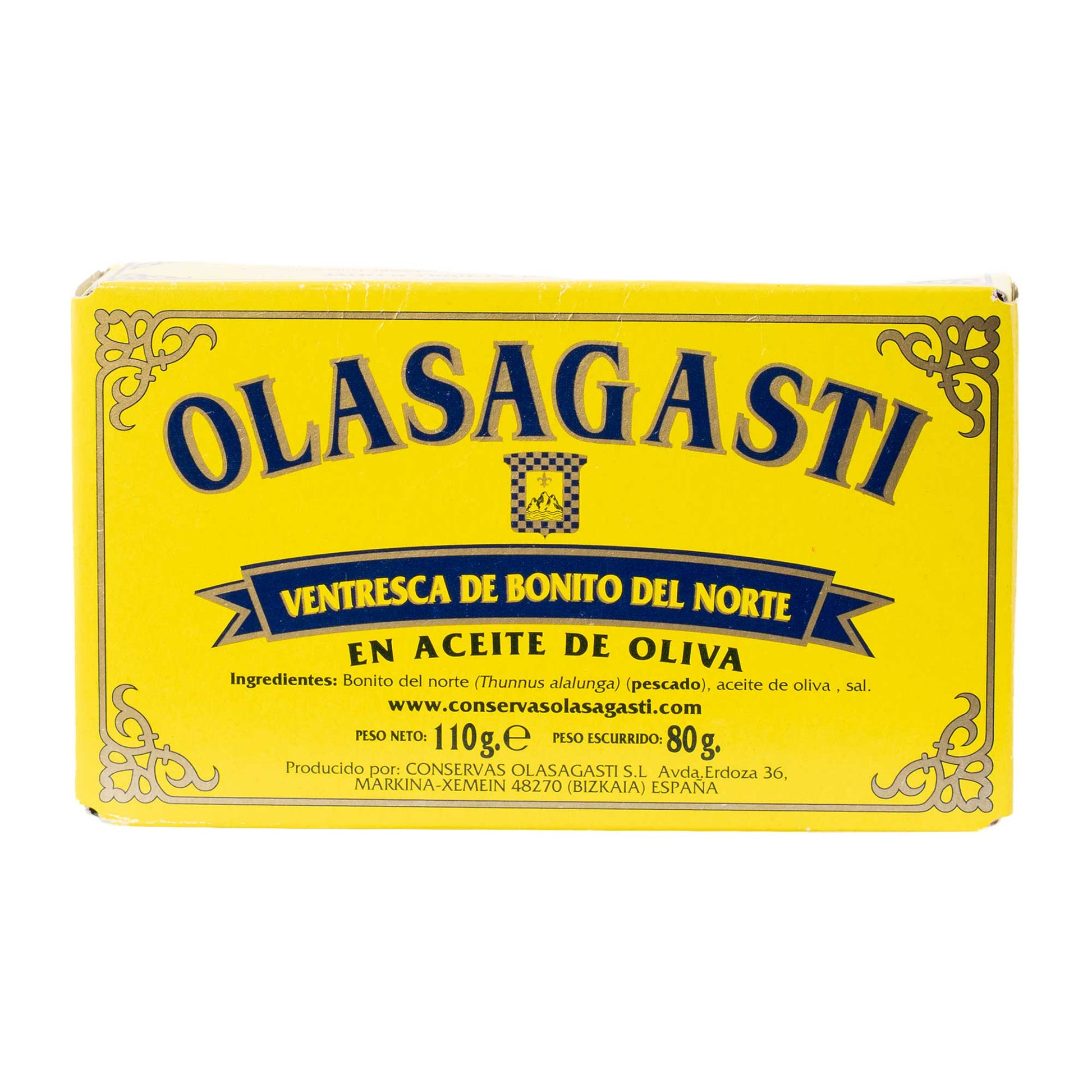 Olasagasti Ventresca – Thunfischbauch in Olivenöl 110g