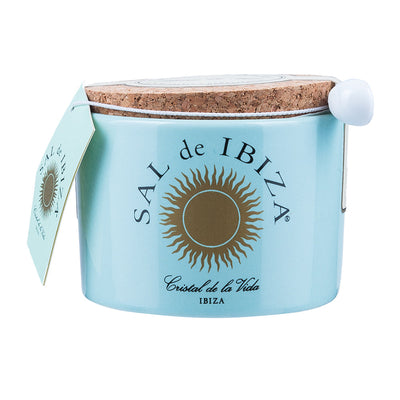 Fleur de Sel in a ceramic pot