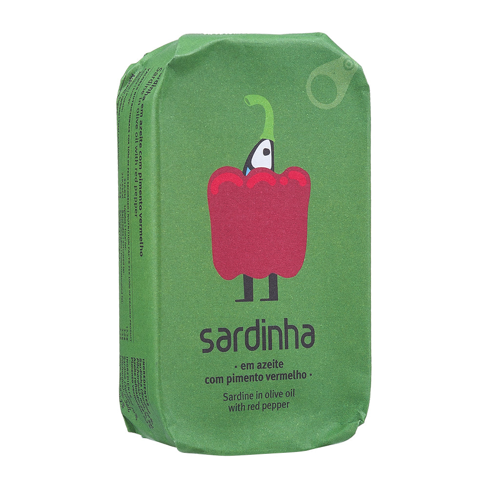 Sardinha  Sardinen mit Paprika in Olivenöl