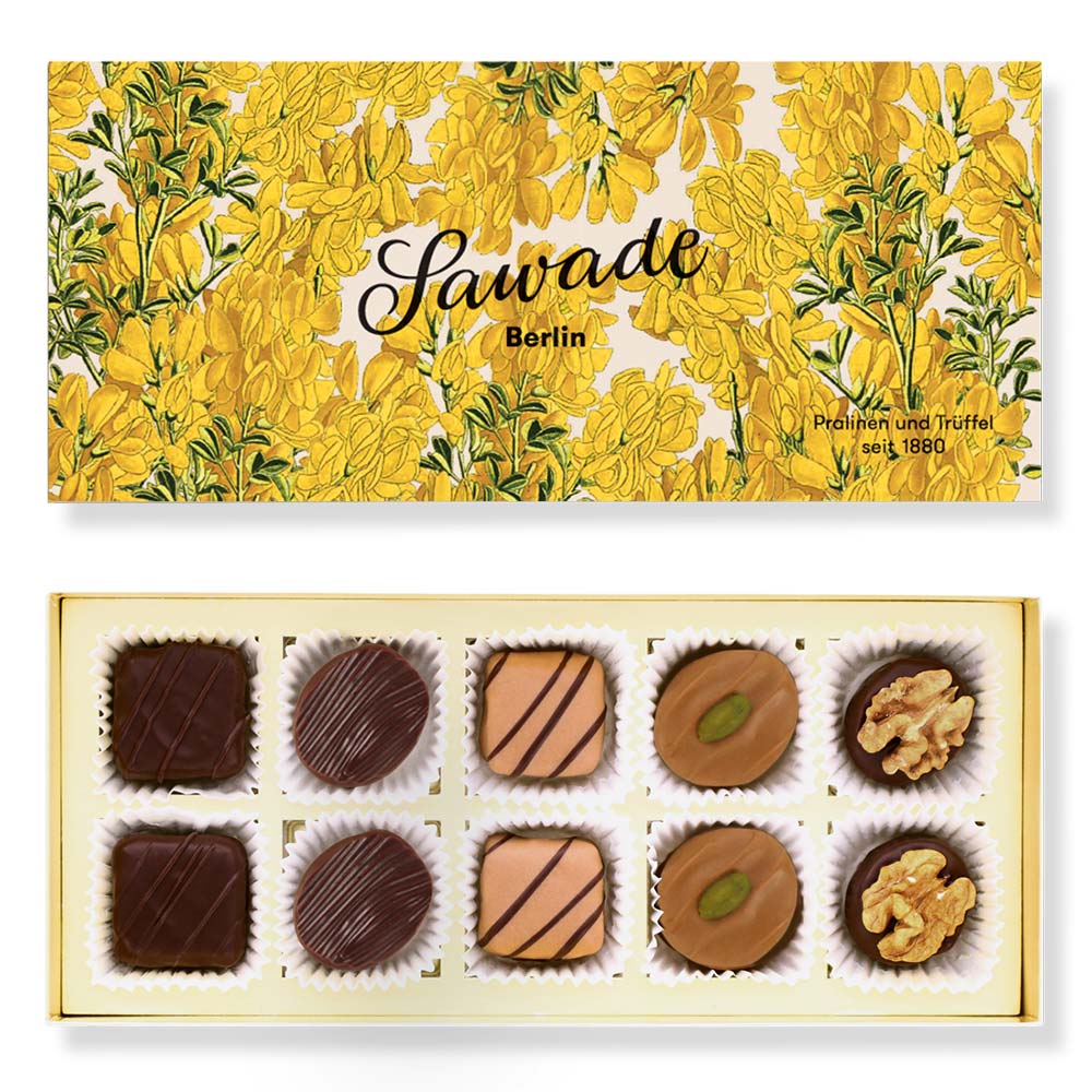 Sawade  Pralinenschachtel Ginster  120g