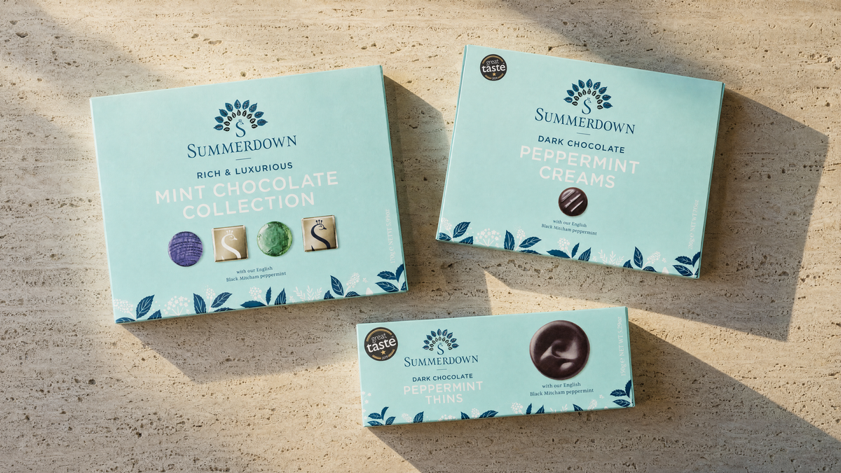 Summerdown – Minzschokolade von der Farm in Hampshire