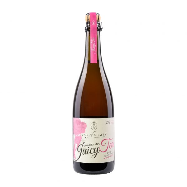 Sparkling Juicy Tea | Rose-Darjeeling-Rhabarber | alkoholfrei