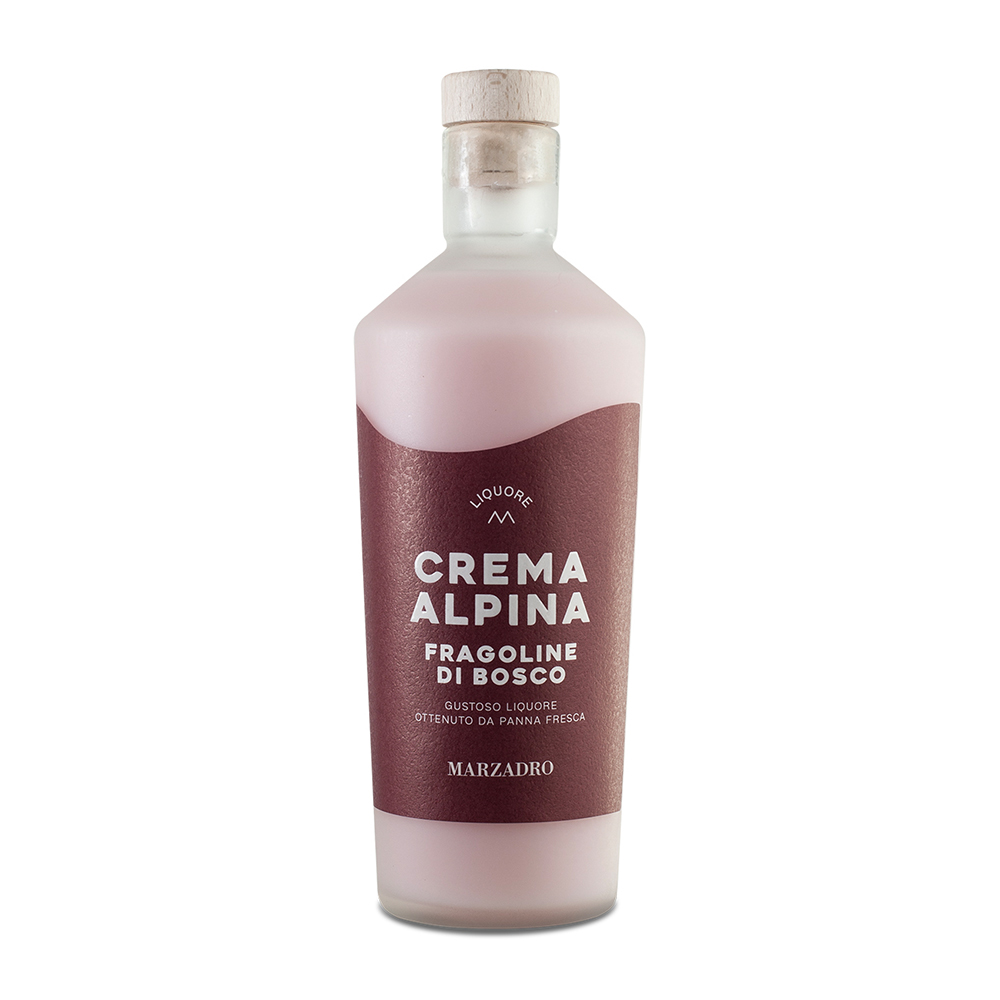 Crema Alpina Fragola | Erdbeer Sahne Likör | genussland.de