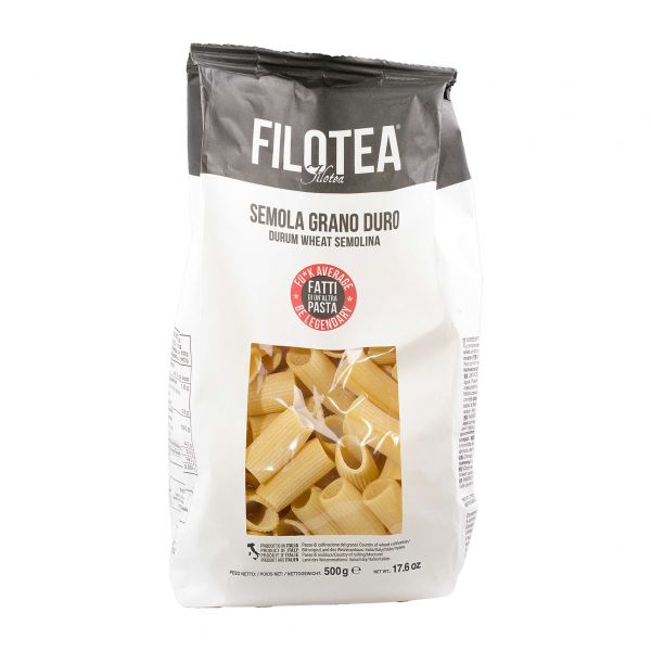 Filotea | Rigatoni Durum Pasta | 500g