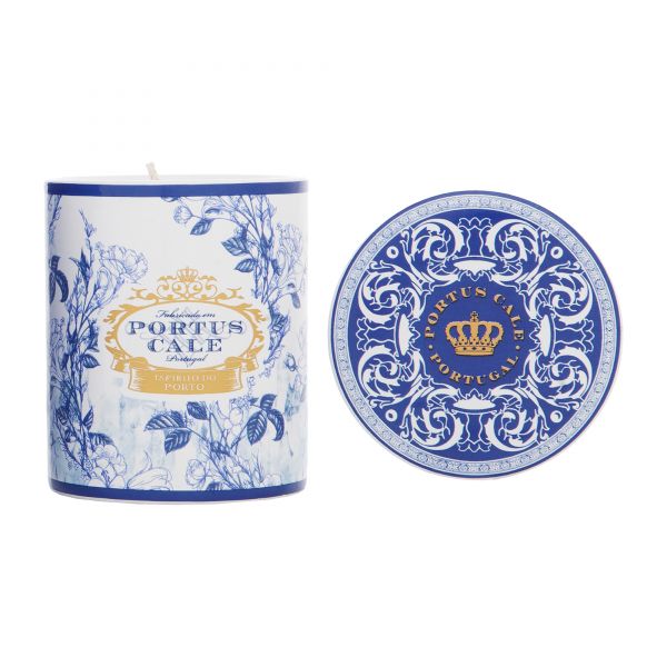 Portus Cale | Duftkerze Gold & Blue | ohne Geschenk Verpackung